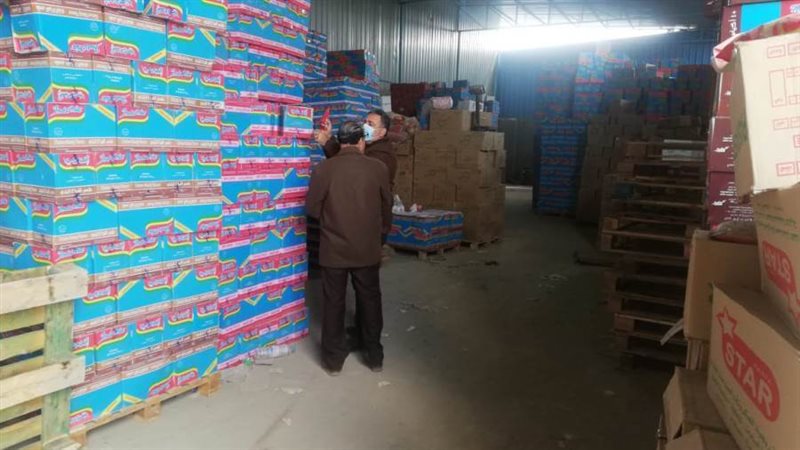 جانب من مخازن المضبوطات