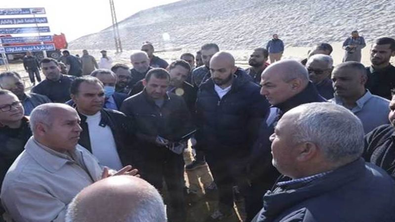 وزير النقل أثناء