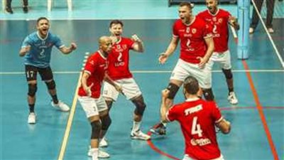 فوز الأهلي على الزمالك في قمة دوري الكرة الطائرة