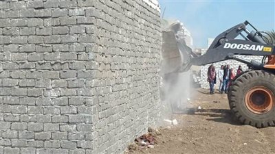 إزالة 603 تعديات على أراضي الدولة في الموجة 19 ببني سويف 