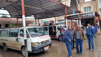 جولة تفقدية لمجمع المواقف وتيسير حركة المرور بشوارع الحامول