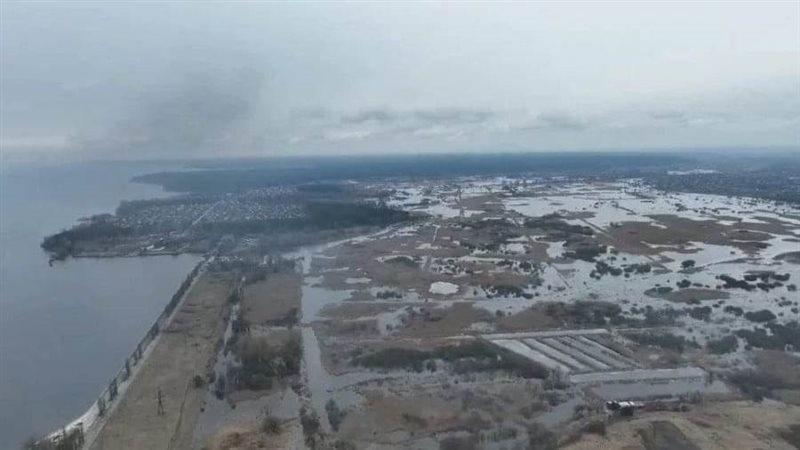 المياه تغمر شمال