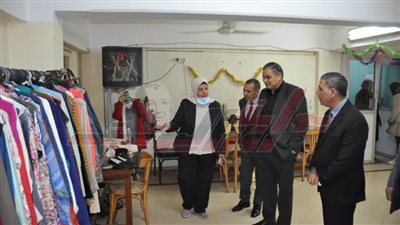 افتتاح المعرض الخيري السنوي الحادي عشر للملابس بجامعة كفر الشيخ