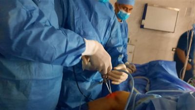 إجراء عمليتين منظار ركبة بمستشفي مشتول السوق ومنظار أنف وأذن بالزقازيق العام 