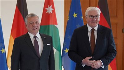 العاهل الأردني ورئيس ألمانيا يبحثان تعزيز التعاون الثنائي والتطورات الإقليمية