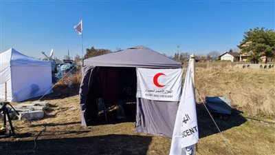 الهلال الأحمر المصري ينجح في تفعيل نقطة الخدمات الإنسانية في معبر 