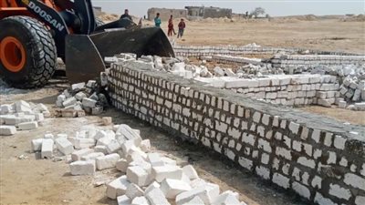 إزالة 814 تعديًا ضمن المرحلة الثالثة من الموجة 19 ببني سويف 