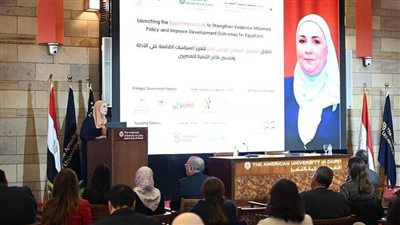 وزيرة التضامن تشارك في إطلاق المعمل المصري لقياس الأثر
