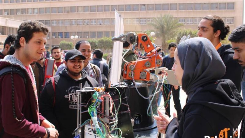 إحدى مشروعات الطلاب