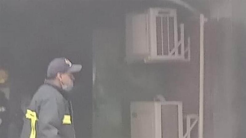 حريق بمستشفي أسيوط