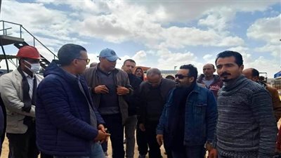 الجزار يتابع  توسعات محطة معالجة الصرف الصحي الرئيسية بالنوبارية الجديدة