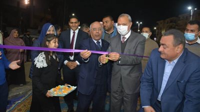 محافظ القليوبية يفتتح 5 معارض 