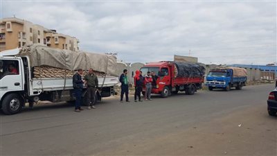 توفير ٢١ ألف كرتونة وشيكارة مواد غذائية و٧٠ طن بطاطس لتوزيعها على مستحقيها بالبحيرة