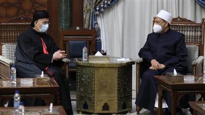 شيخ الأزهر يستقبل البطريرك الماروني بشارة الراعي بمشيخة الأزهر
