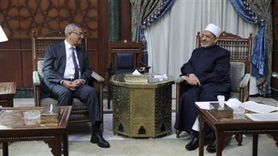 شيخ الأزهر يستقبل السفير الجزائري بمقر مشيخة الأزهر 