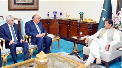 رسالة من الرئيس السيسي إلى رئيس وزراء باكستان يسلمها سامح شكري