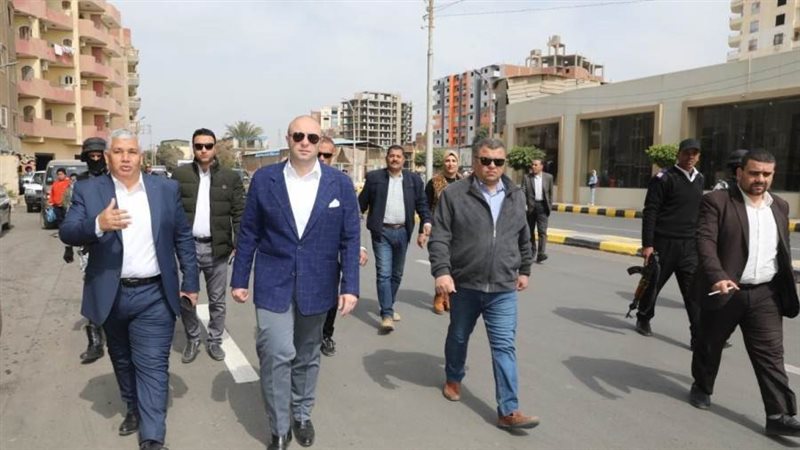 محافظ بنى سويف يتابع