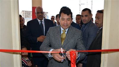 وزير الشباب والرياضة يفتتح مقري برلمان الشباب وذوي القدرات والهمم بمركز شباب التجمع الأول