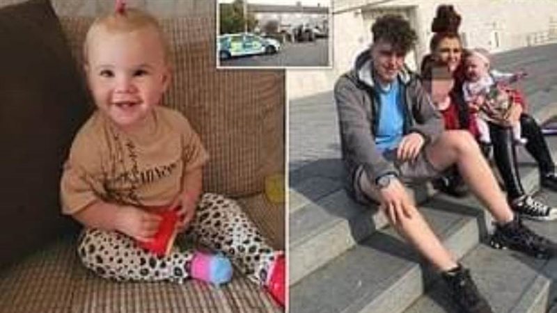 الضحية مع والديها