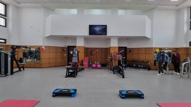 افتتاح صالة الألعاب