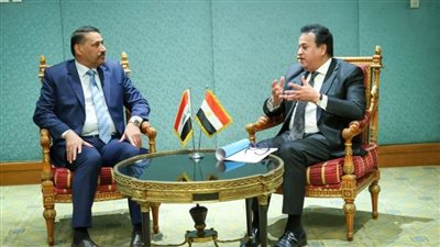 وزير الصحة يلتقي نظيره العراقي لبحث سبل تعزيز التعاون في القطاع الصحي
