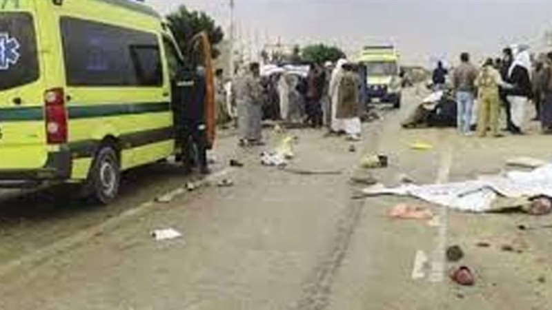 حادث تصادم ميكروباص