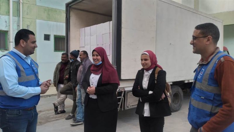 جانب من القافلة