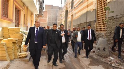 محافظ أسيوط يتفقد أعمال ترميم وتجديد مسجد علم الدين الرباط بمنفلوط إثر تعرضه لحريق