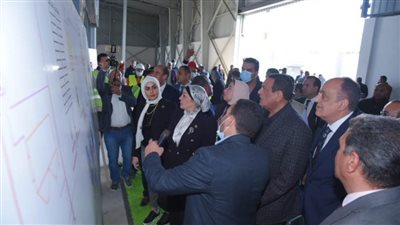 لجنة المشروعات الصغيرة بمجلس النواب فى زيارة للمنطقة الصناعية بحوش عيسى