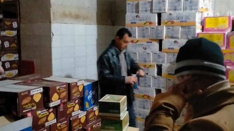 ضبط مخزن أسمدة بالمنيا