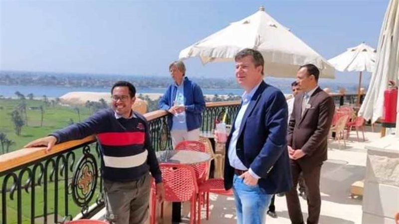 السفير البلجيكي يزور