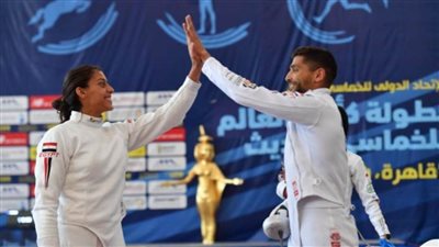 إسلام وأميرة في المركز الثالث بعد انتهاء منافسات السلاح بكأس العالم للخماسي الحديث