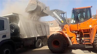 رفع 300 طن مخلفات في يوم واحد وحملة لإزالة التعديات  بالواسطى