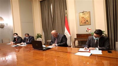 وزير الخارجية يبحث مع نظيره الياباني العلاقات الثنائية والموضوعات محل الاهتمام المشترك