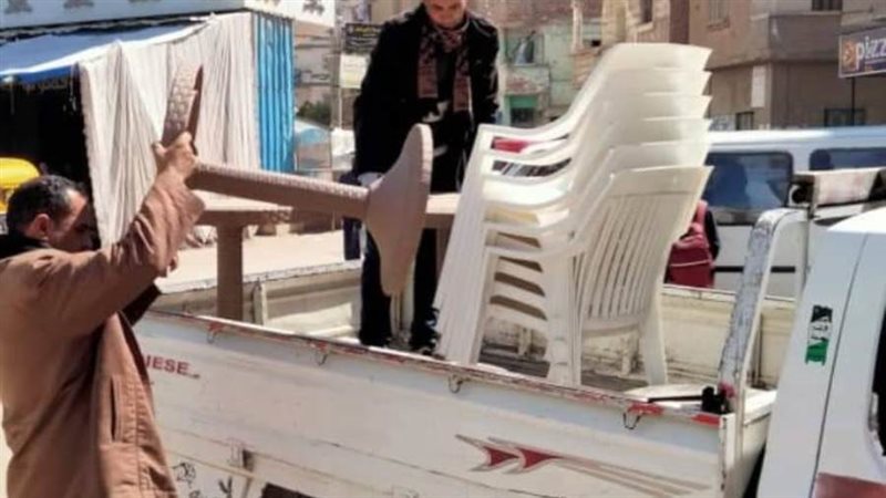 رفع ٦٣٦ حالة إشغال