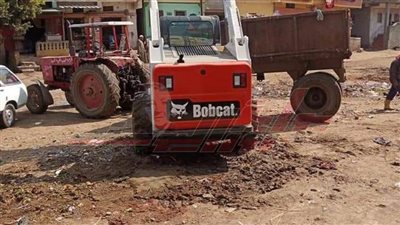 حملات مكبرة لنظافة وتمهيد طرق كفرالشيخ