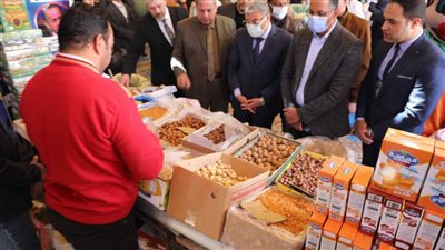 محافظ المنيا يفتتح معرض 