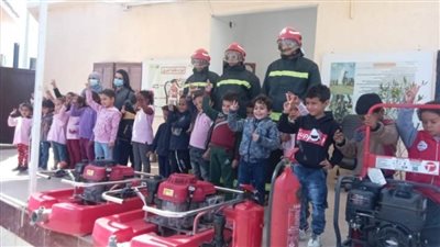 الحماية المدنية بمديرية أمن جنوب سيناء تستقبل زيارة لعدد من تلاميذ إحدى المدارس