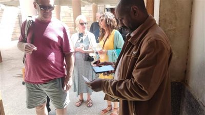 تشغيل منظومة التذاكر الإلكترونية بمتحف كوم أمبو