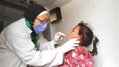 علاج 1800مواطن في 9 تخصصات في قافلة بسمسطا