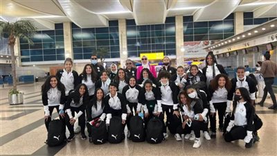 بعثة منتخب الكرة النسائية تتوجه للأردن