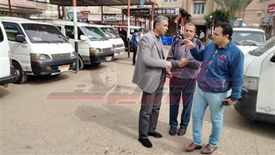جولات تفقدية لمجمع المواقف وتيسير حركة المرور بشوارع كفر الشيخ