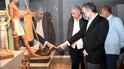 وزير السياحة والآثار يزور متحف الحضارة في الذكرى الأولى لافتتاحه