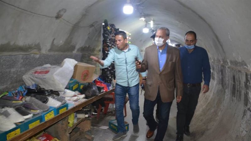 المحافظ يشاهد الاسغالات