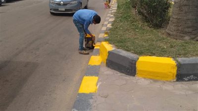 أحياء الإسكندرية تواصل تجميل وتطوير الحدائق والميادين ورفع كفاءة الإضاءة العامة ودهان الأعمدة الزخرفية