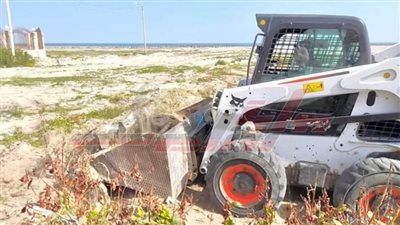 حملات نظافة مكبرة بمدينة مصيف بلطيم في كفر الشيخ