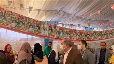 محافظ كفر الشيخ يتفقد معارض أهلا رمضان وشوادر محاربة الغلاء