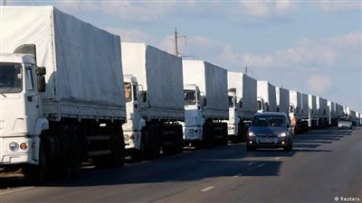 روسيا: إيصال 650 طنا من المساعدات إلى دونيتسك ولوجانسك ومدن أوكرانية