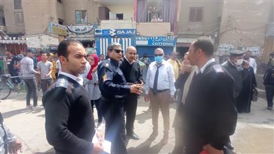 معاينة موقع حريق معرض 