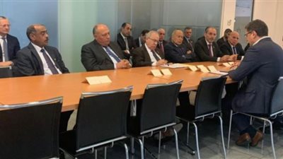 مجموعة الاتصال العربية تبحث مع وزير خارجية أوكرانيا الجهود المبذولة لحل أزمة بلاده سلميا